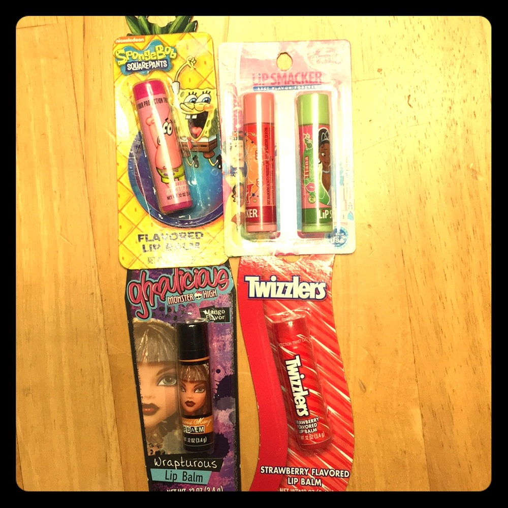 New In Boxes Variety Flavored Lip Balms Bundle